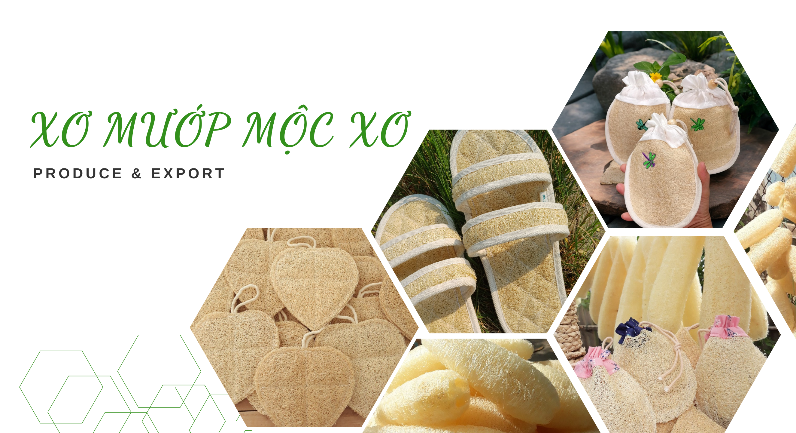 xơ mướp mộc xơ